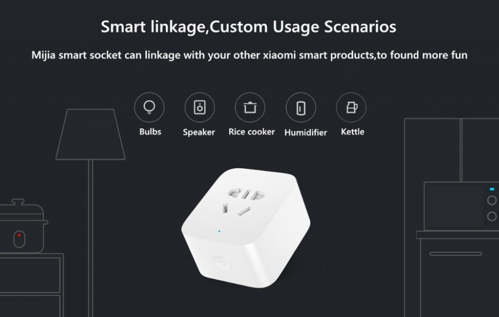 kupon, banggood, Xiaomi Mi Versi yang Ditingkatkan Smart Socket WiFi APP Remote Timer Smart Power Charger