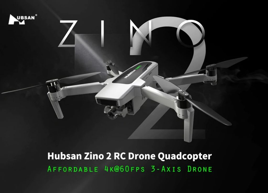 coupon, gearbest, Hubsan Zino 2 LEAS 2.0 GPS 6KM FPV with 4K-60fps UHD Camera 3-axis Gimbal RC Drone Quadcopter