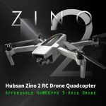 banggood, cupom, gearbest, Hubsan Zino 2 LEAS 2.0 GPS 6KM FPV com câmera UHD de 4K-60fps UHD Câmera de 3 eixos Gimbal RC Drone Quadricóptero