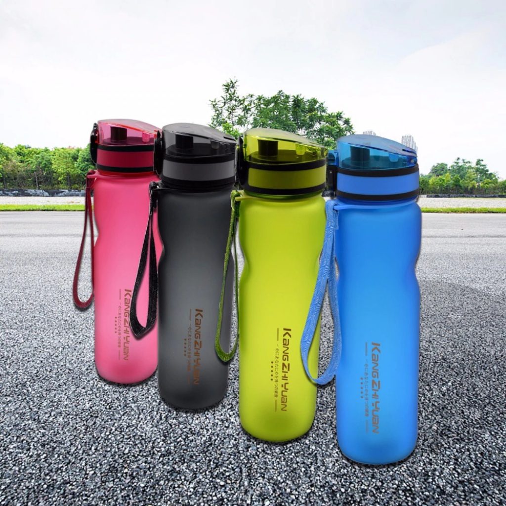coupon, banggood, KANGZHIYUAN 1000ml Large Sports Bottle Gym Fitness PC Water Bottle BPA Free Travel Drinking Cup