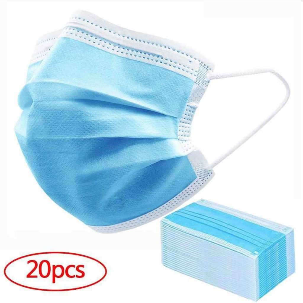 coupon, banggood, 20Pcs Disposable Masks Mouth Face Mask Dust-Proof Personal Protection
