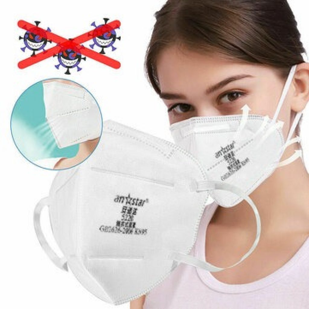 coupon, banggood, AnStar KN95 FFP2 Face Mask Anti-foaming Breathing Protective Mask Hanging Ear Face Mask Anti-fog Splash Proof PM2.5