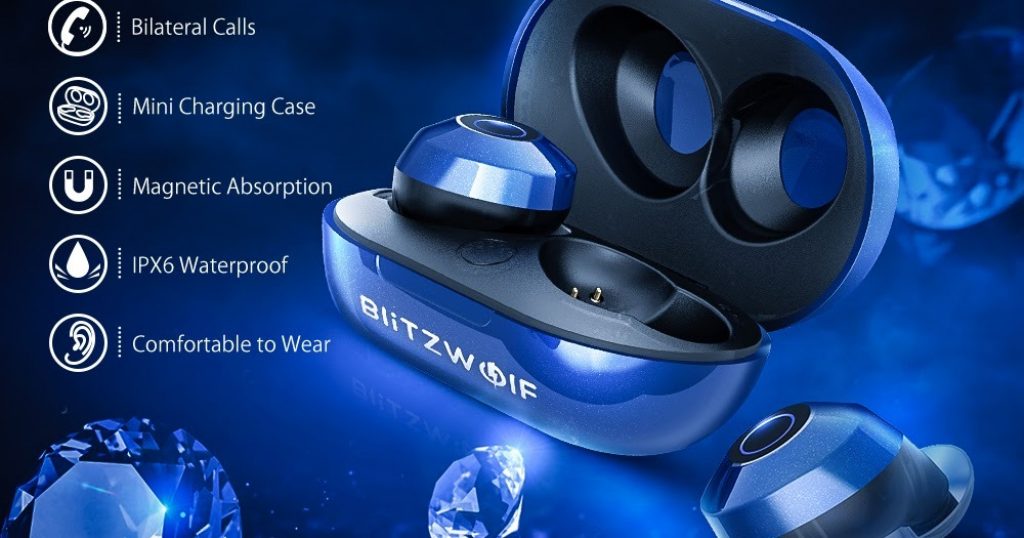 coupon, banggood, Blitzwolf® BW-FYE5 Mini True Wireless Earbuds Stereo Earphone Portable Charging Box