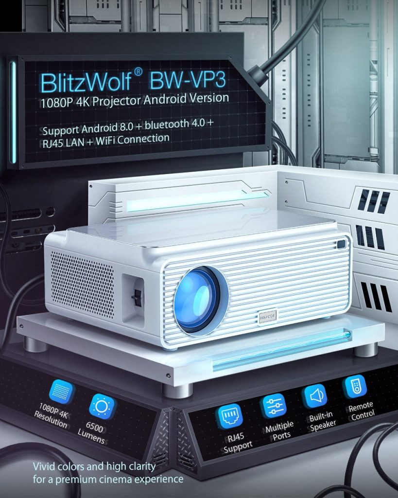 coupon, banggood, Blitzwolf® BW-VP3 Projector