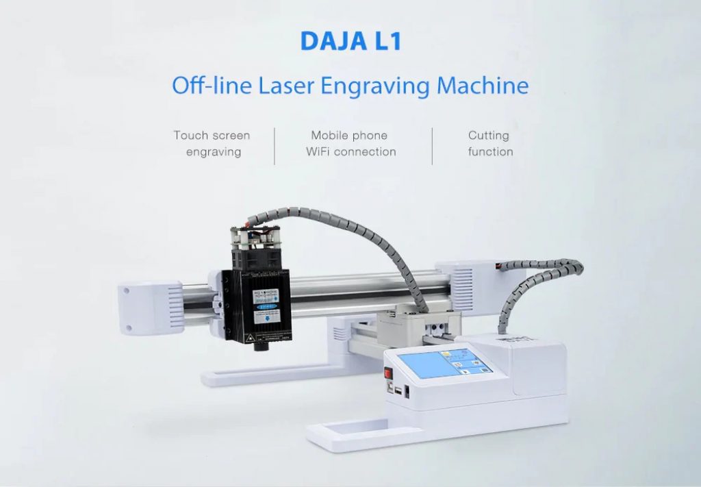 coupon, gearbest, DAJA L1 Off-line Laser Engraving Machine 7W Mini Desktop Printer