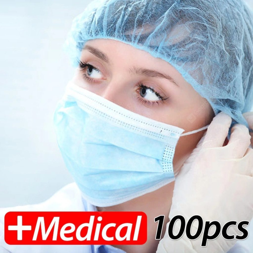 100 disposable medical mask