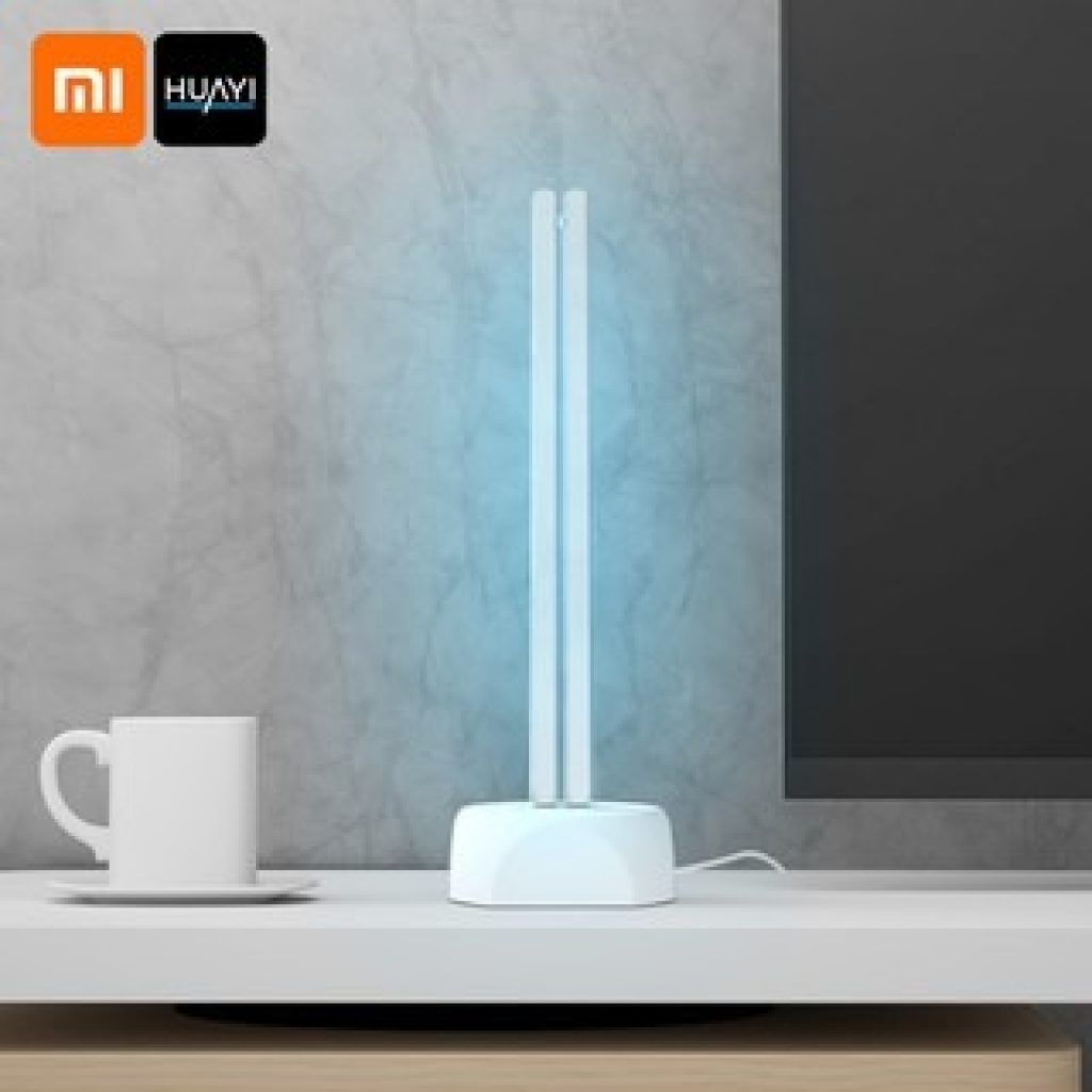 coupon, gearbest, Huayi 38W Household UV Ozone Sterilization Lamp Dual Light Tube Ultraviolet Germicidal Disinfection Table Lamp 40㎡ Area Sterilizer from Xiaomi Youpin