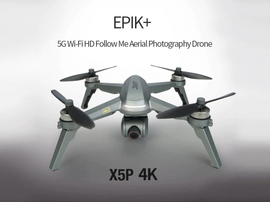 coupon, gearbest, JJRC X5P EPIK+ 5G WiFi FPV RC Camera Drone Quadcopter