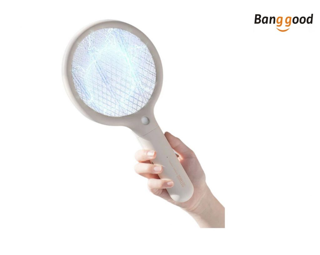coupon, banggood, Sothing Portable Mini USB Electric Mosquito Swatter Dispeller with LED Light from Xiaomi Youpin