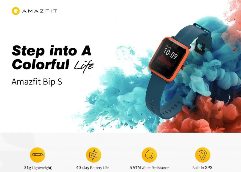coupon, gearbest, Amazfit Bip S Smart Watch
