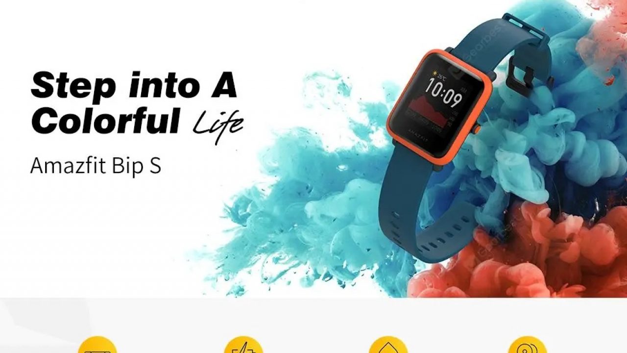 amazfit bip battery life with gps on