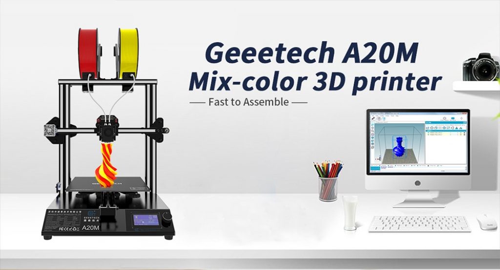 coupon, banggood, Geeetech® A20M Mix-color 3D Printer