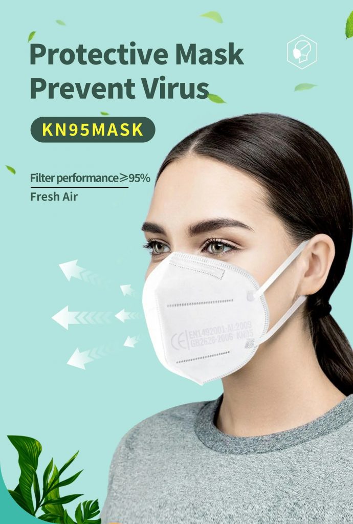 coupon, gearbest, KN95 PM2.5 CE Certification Face Mask Anti-fog FFP3 Respirator