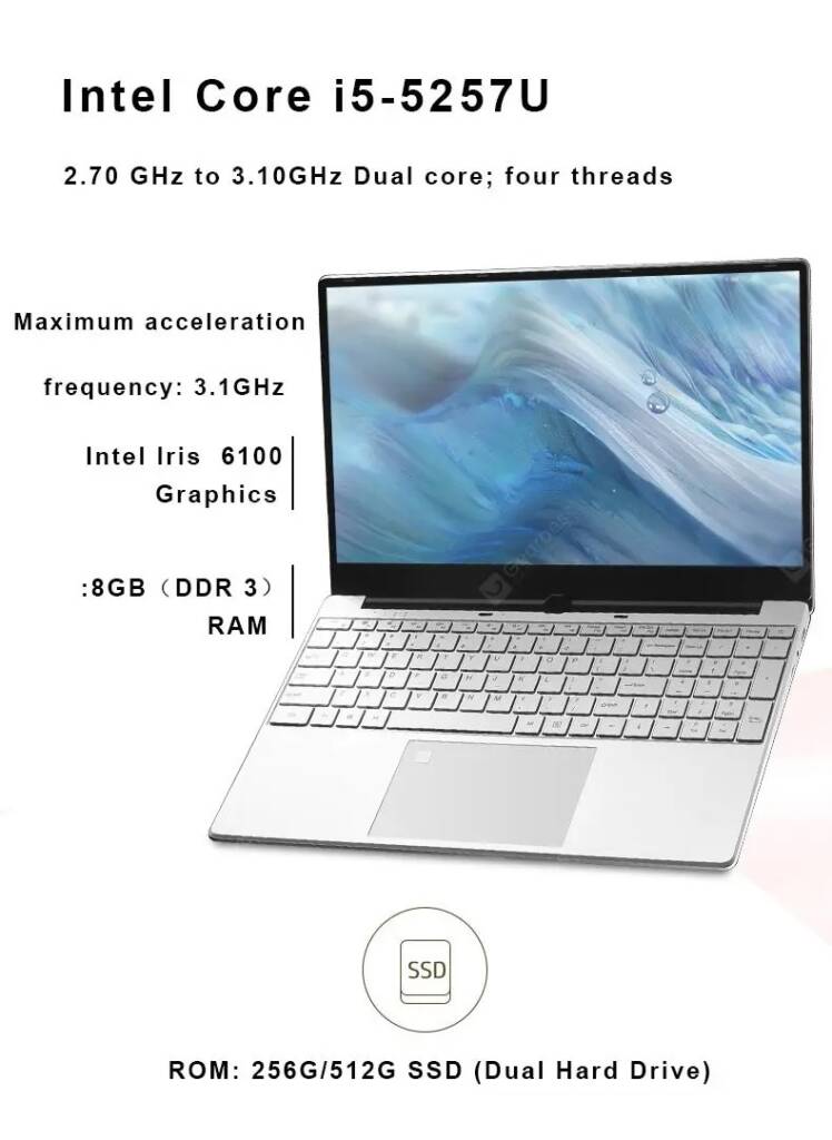 coupon, gearbest, KUU K1 Laptop Notebook
