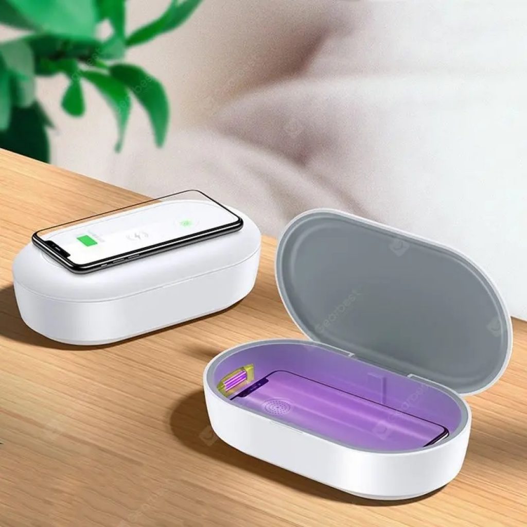 coupon, gearbest, USAMS 3 in 1 Portable Multifunctional 10W Wireless Charging Sterilizer