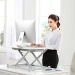 cupom, banggood, XIAOMI Leband altura ajustável elétrica mesa de pé sit-stand desk laptop