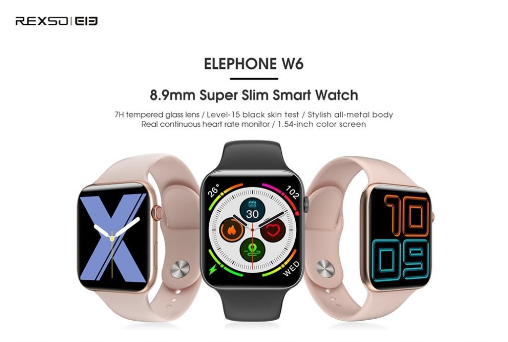banggood, coupon, gearbest, ELEPHONE-W6-Smartwatch