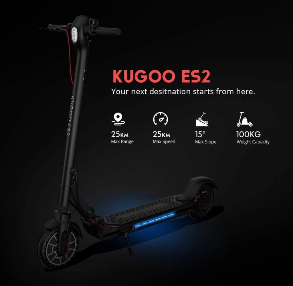 geekmaxi, coupon, geekbuying, KUGOO-KIRIN-ES2-Folding-Electric-Scooter