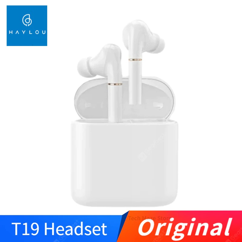 coupon, gearbest, Haylou-T19-TWS-Bluetooth-Headphones-Smart-Noise-Cancelling-Wireless-Charging-Earphones-From-Xiaomi-Youpin