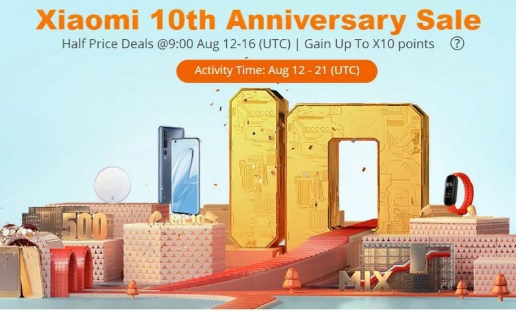 gearbest, coupon, banggood, xiaomi-10th-anniversary-sale