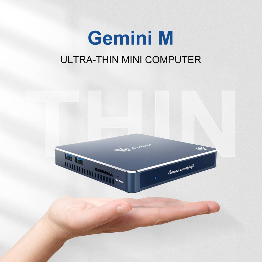 banggood, geekbuying, coupon, gearbest, Beelink-Gemini-M-Double-Screen-Ultra-Thin-Mini-Computer