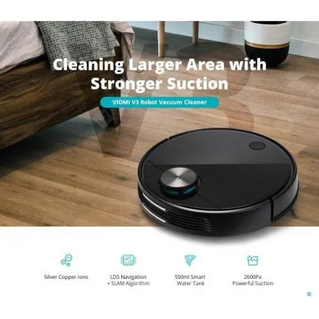 gshopper, geekmaxi, coupon, tomtop, VIOMI-V3-LDS-Laser-Navigation-Wet-and-Dry-Robot-Vacuum