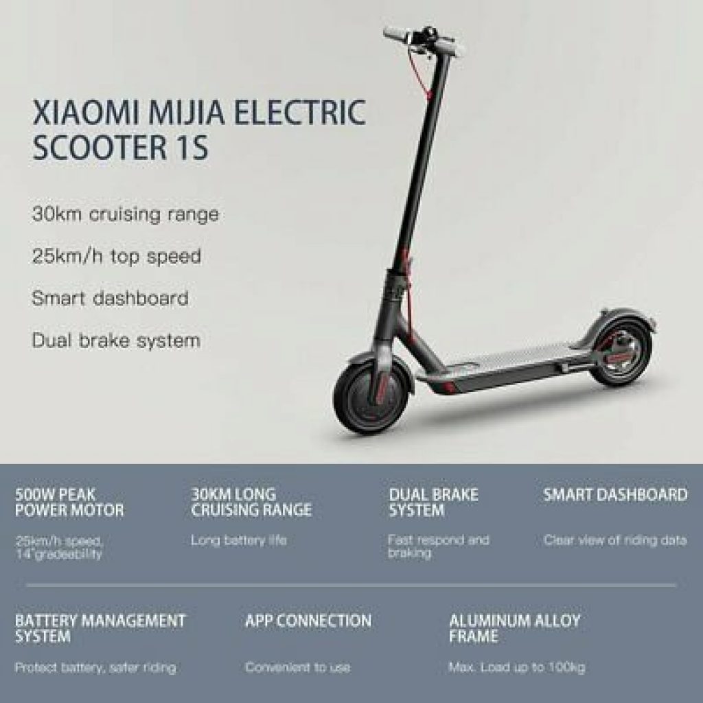 edwaybuy, coupon, gshopper, Xiaomi-1S-Smart-Electric-Scooter