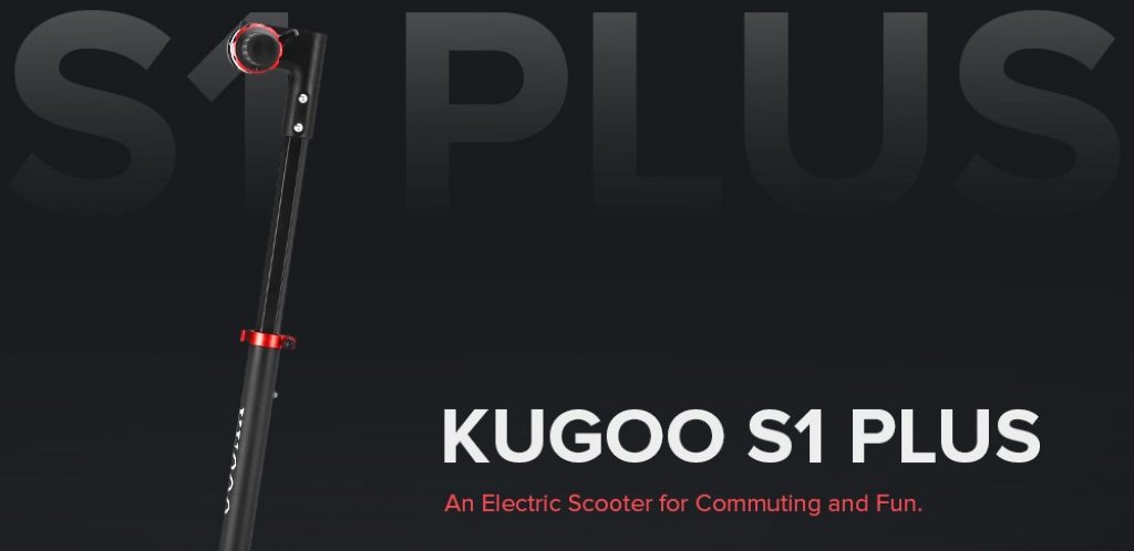 gshopper, geekmaxi, coupon, geekbuying, KUGOO-S1-Plus-8-inch-Folding-Electric-Scooter