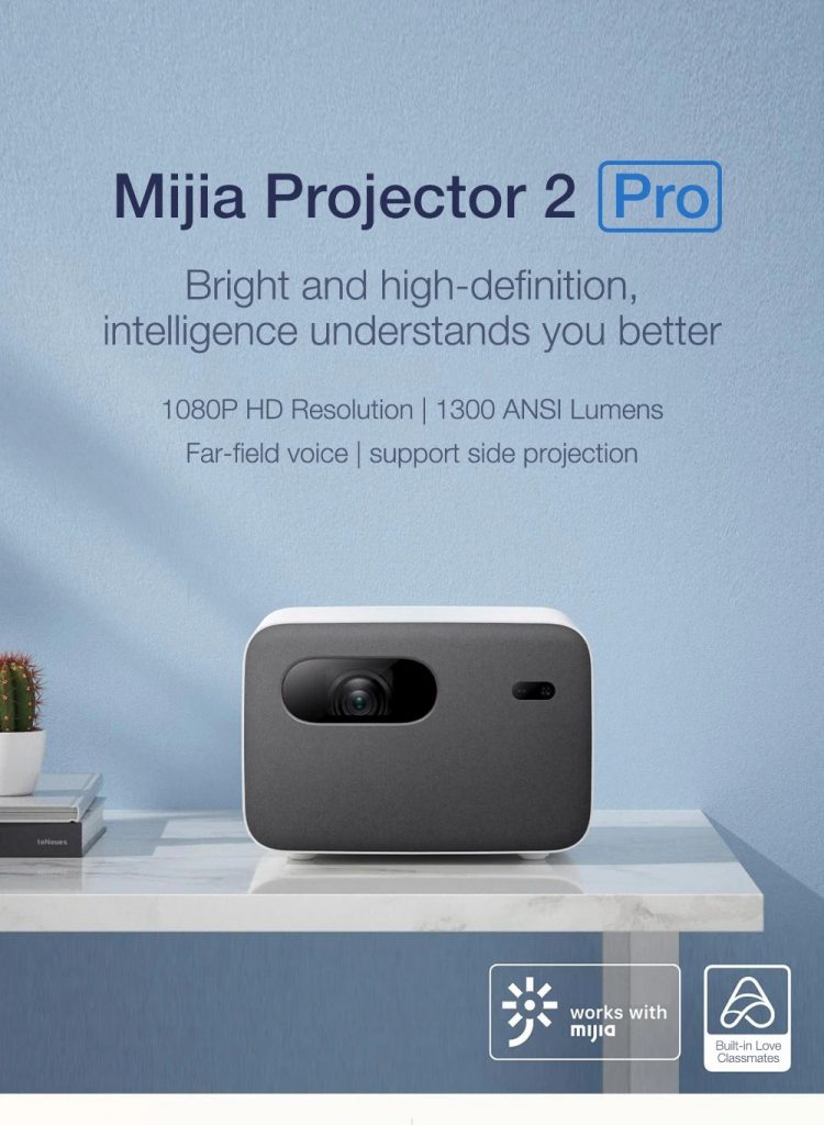 goboo, coupon, banggood, Xiaomi-2Pro-WIFI-LED-Projector