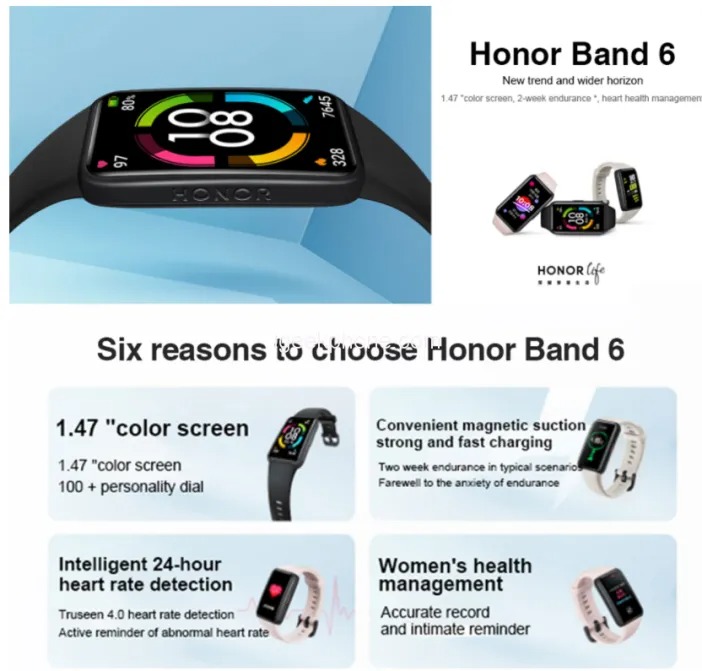 coupon, banggood, Huawei-Honor-Band-6-Smart-Watch