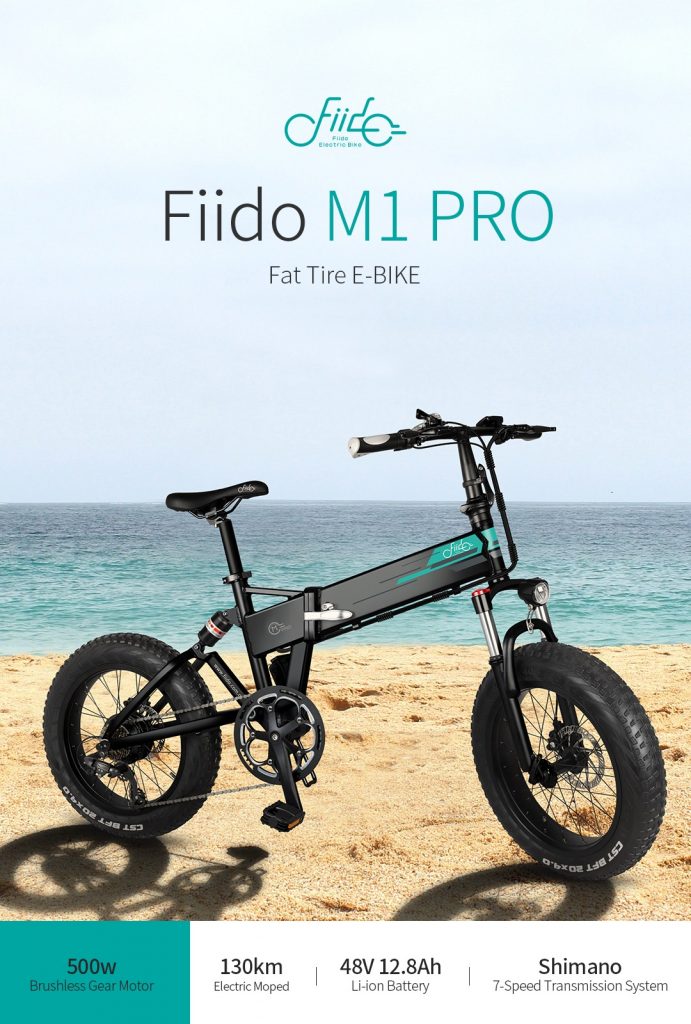 geekmaxi, coupon, geekbuying, FIIDO-M1-Pro-Fat-Tire-Electric-Bike