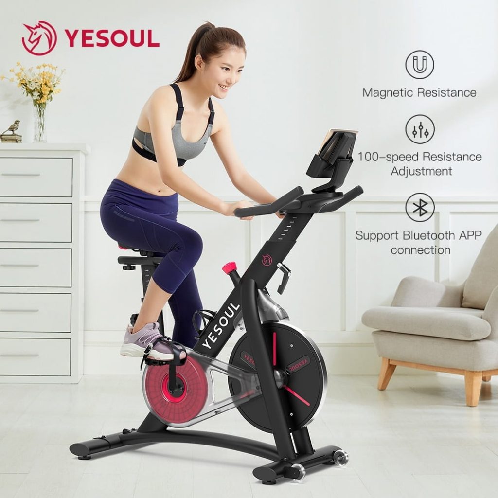 wiibuying, geekbuying, coupon, banggood, YESOUL-S3-Exercise-Bike-Indoor-Cycling-Bike