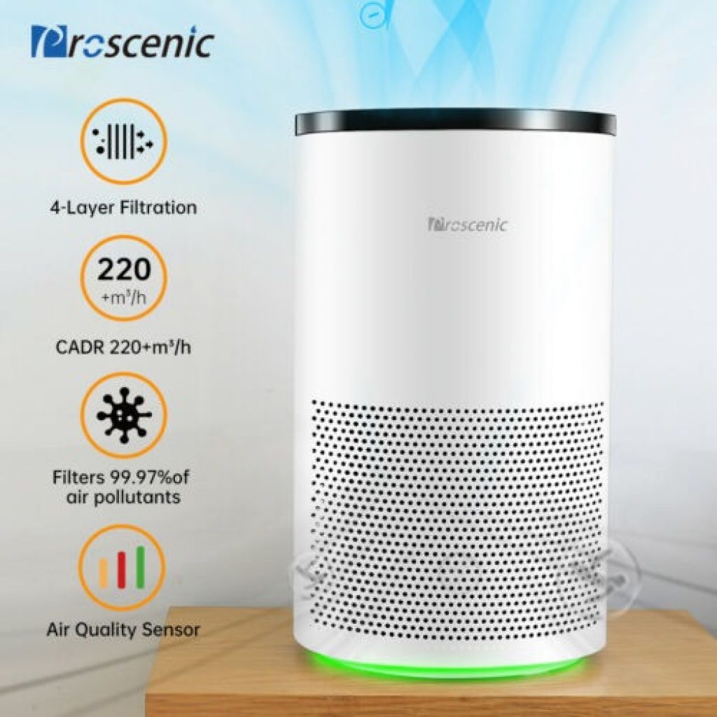 gshopper, coupon, geekbuying, Proscenic-A8-Air-Purifier-for-Home