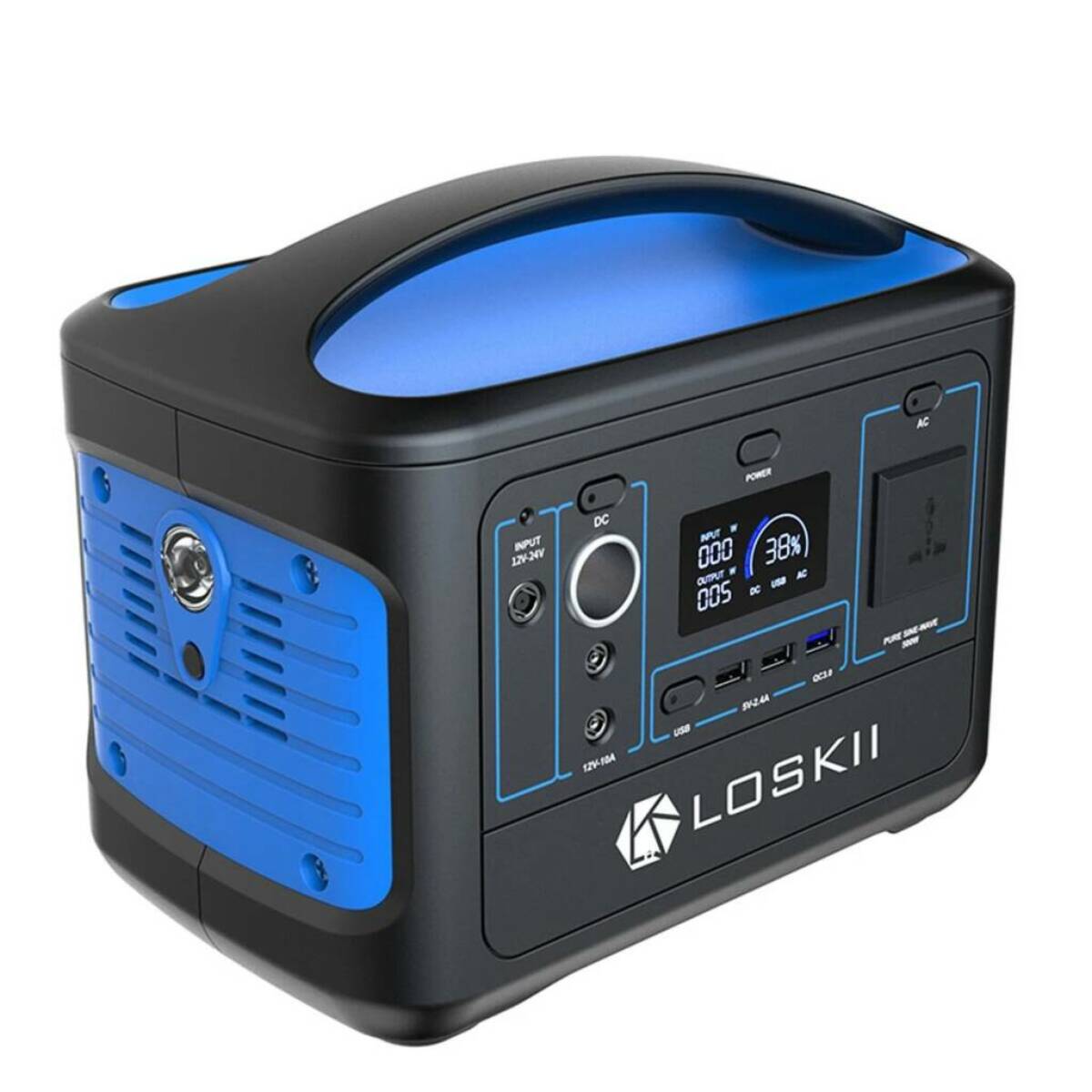 Picnic with Power Station 568Wh-153600mAh Loskii LK-PS10 