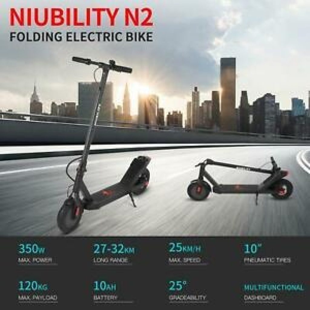 banggood, coupon, tomtop, Niubility-N2-10-Inch-Two-Wheel-Folding-Electric-Scooter