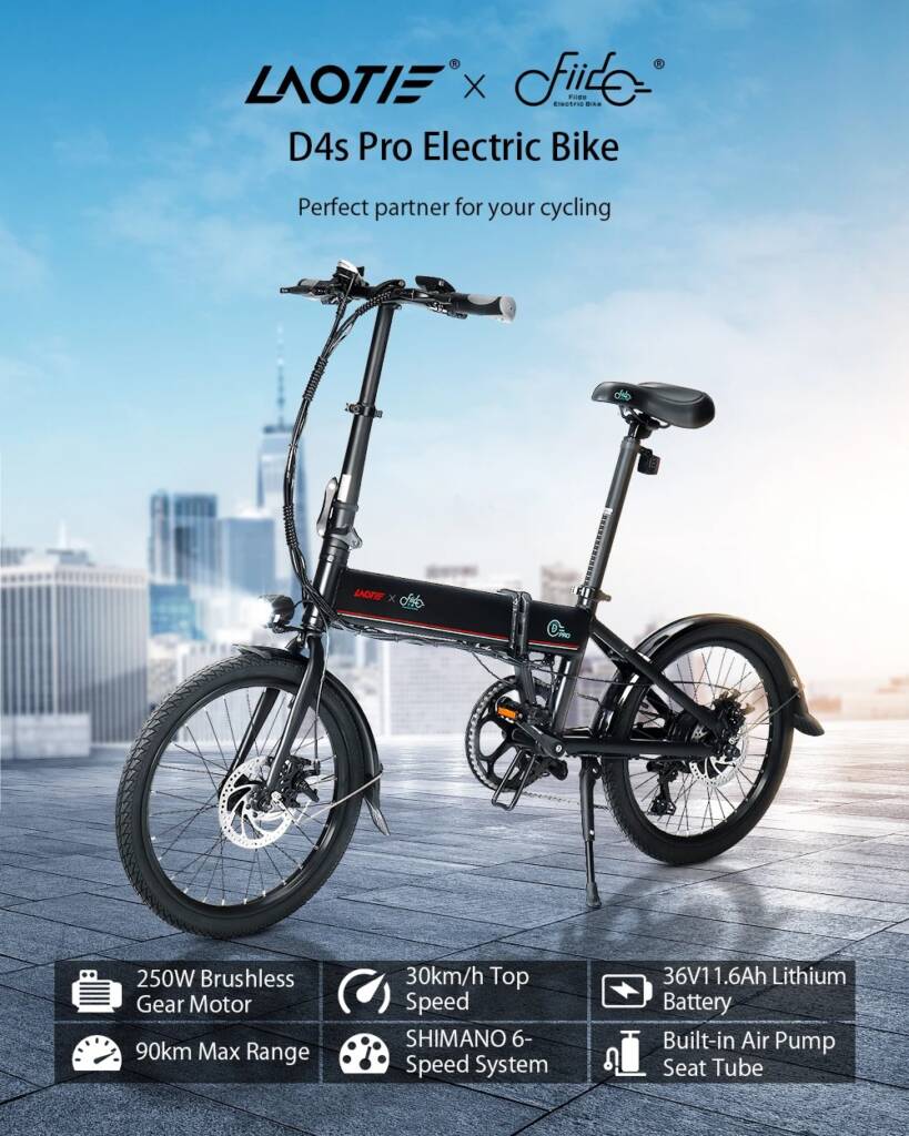 coupon, banggood, LAOTIE X FIIDO D4s Pro Electric Bike