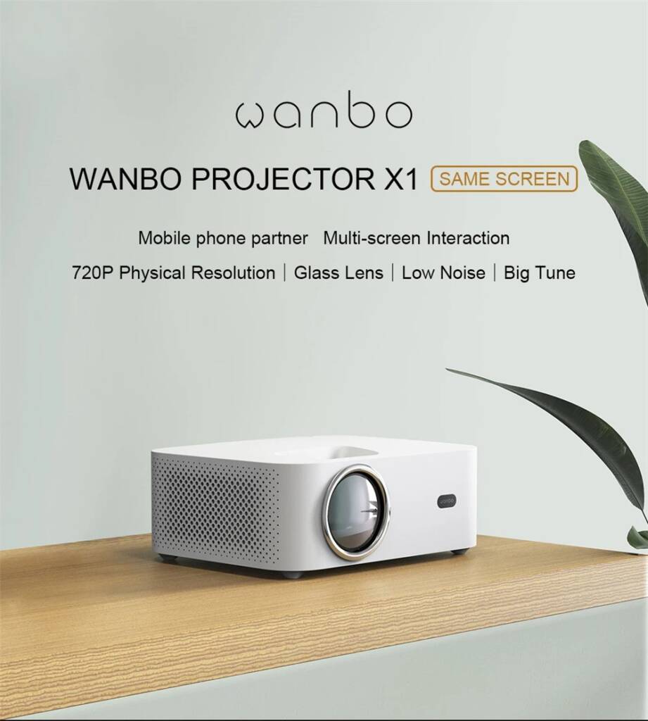 gshopper, coupon, banggood, XIAOMI-Wanbo-X1-Projector