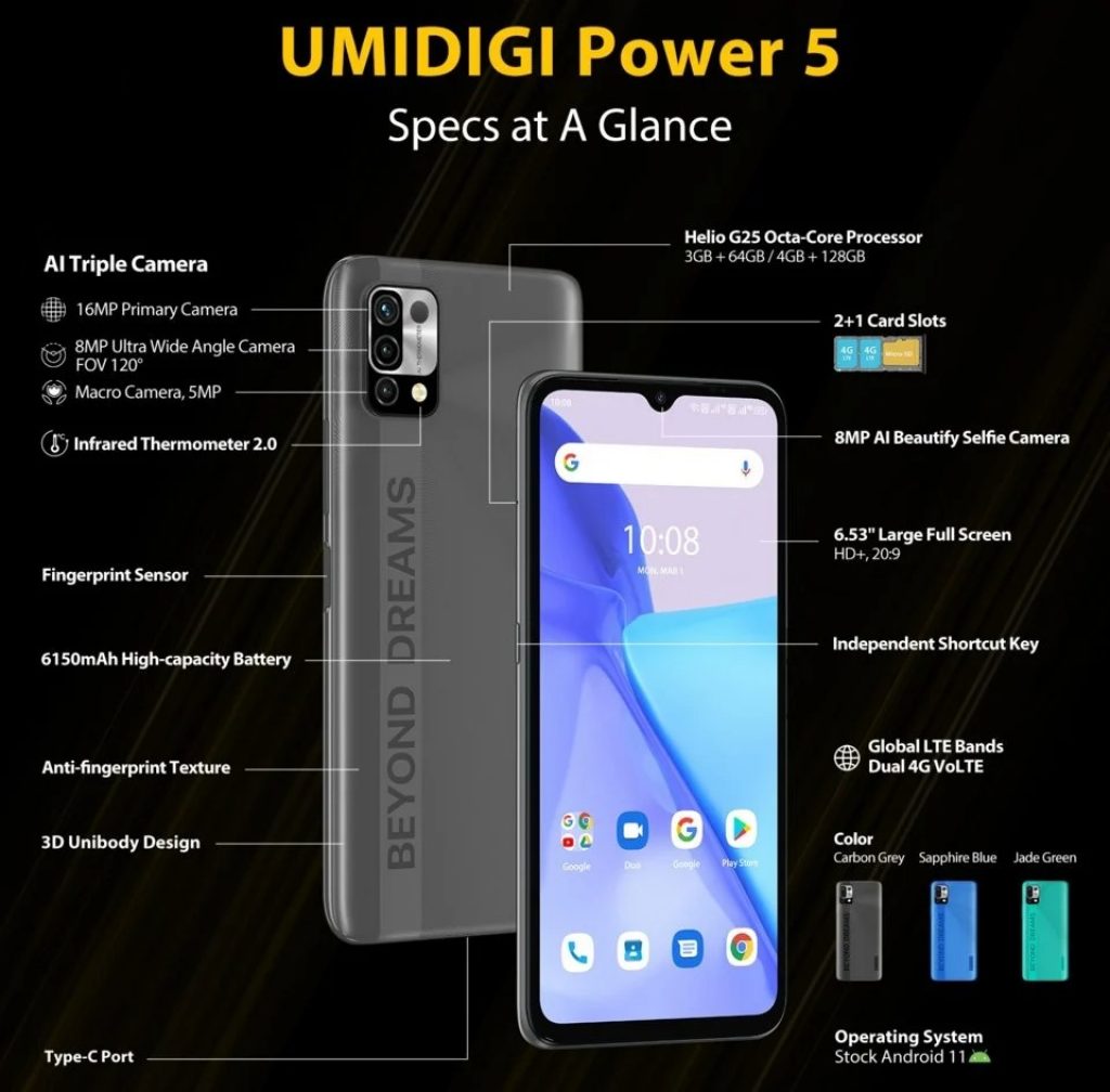 coupon, banggood, UMIDIGI-Power-5-Smartphone