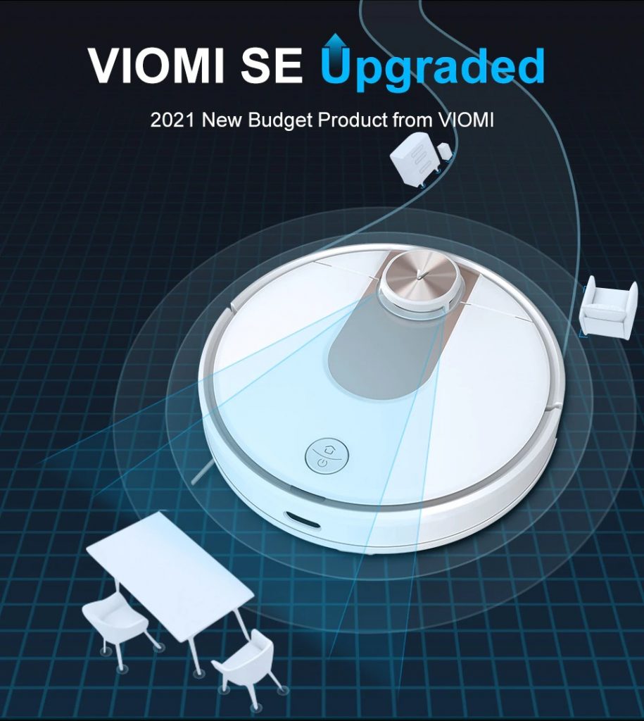 coupon, aliexpress, VIOMI SE 2021 Upgraded Version Robot Vacuum Cleaner
