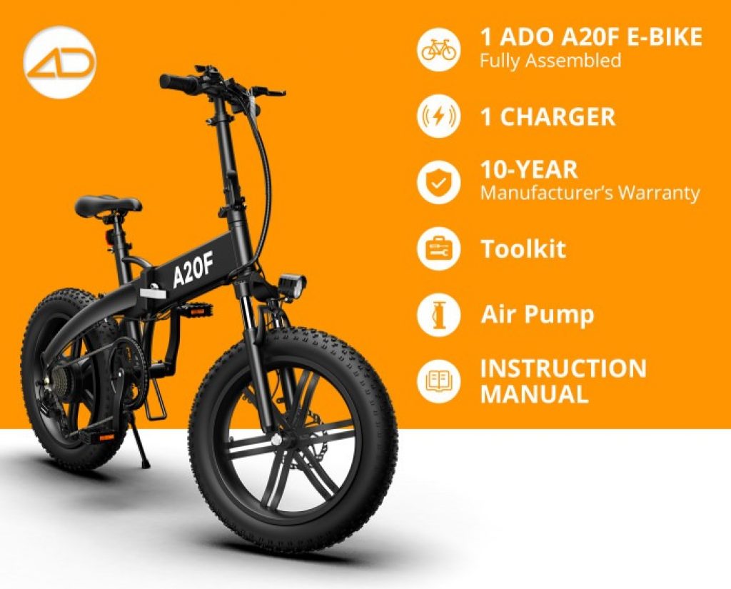 banggood, coupon, geekbuying, ADO-A20F-Off-road-Electric-Folding-Bike