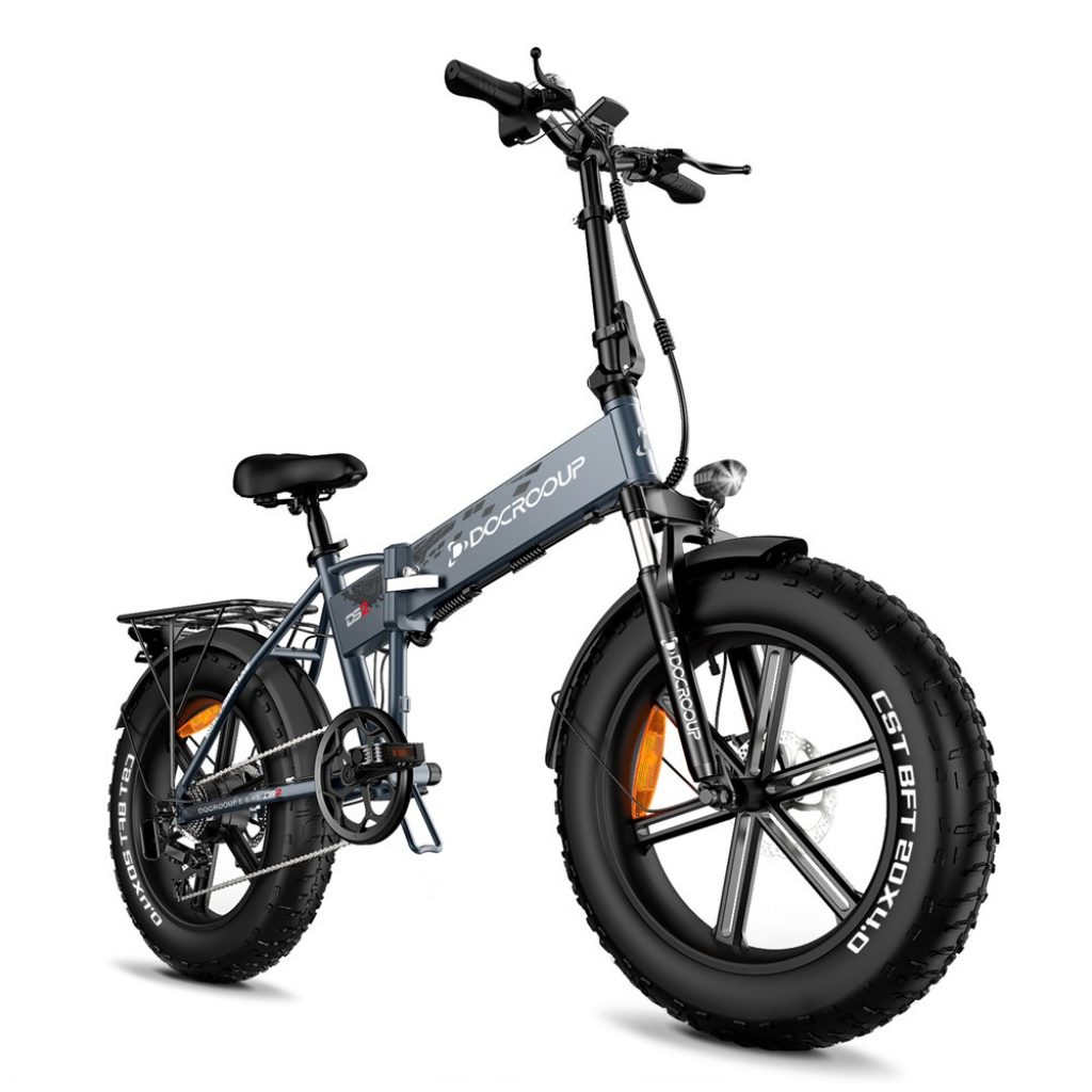banggood, coupon, geekbuying, DOCROOUP-DS2-Off-road-Electric-Folding-Bike