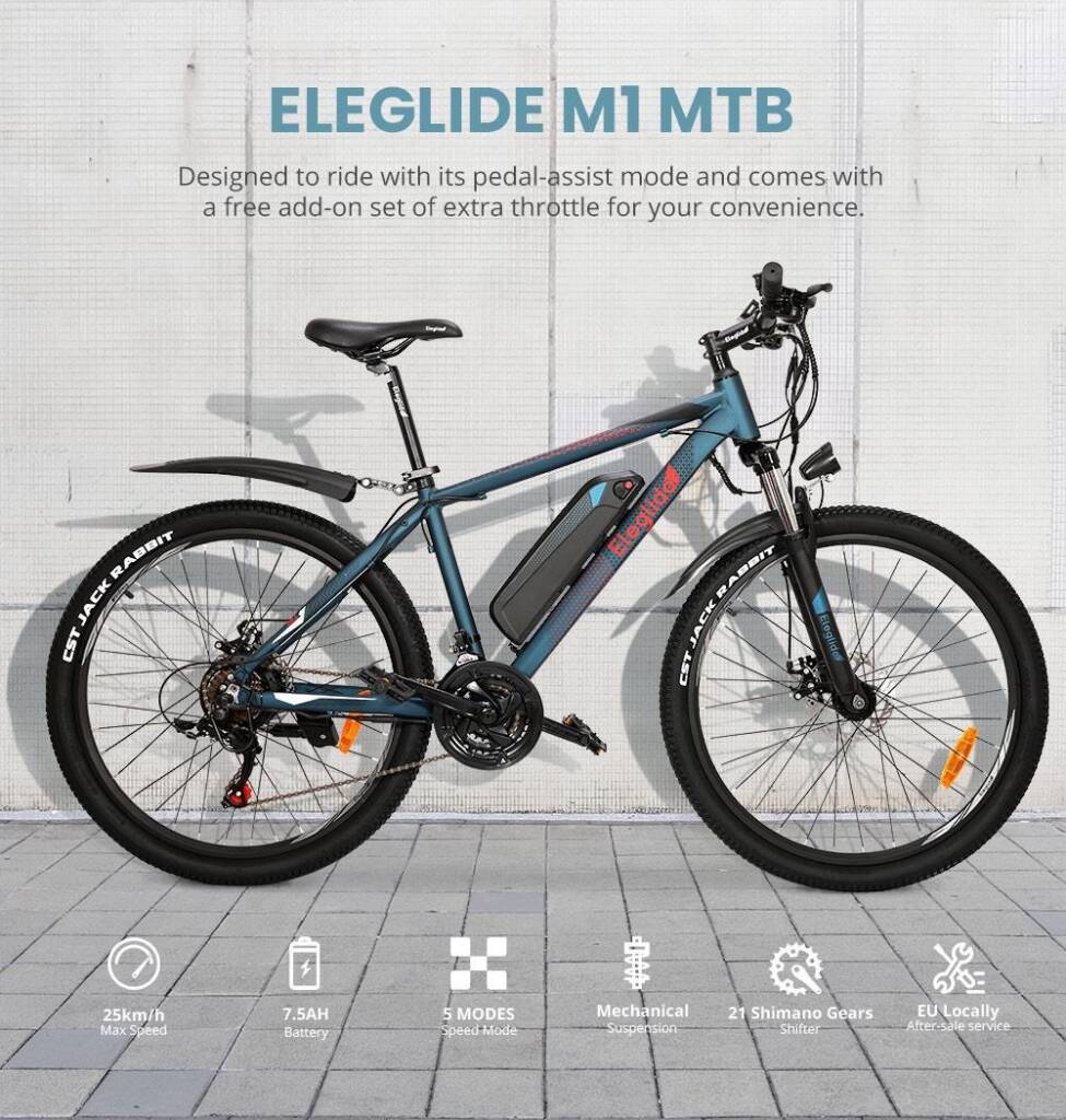 geekmaxi, coupon, geekbuying, ELEGLIDE-M1-Electric-Bike-26-inch-Mountain-Urban-Bicycle