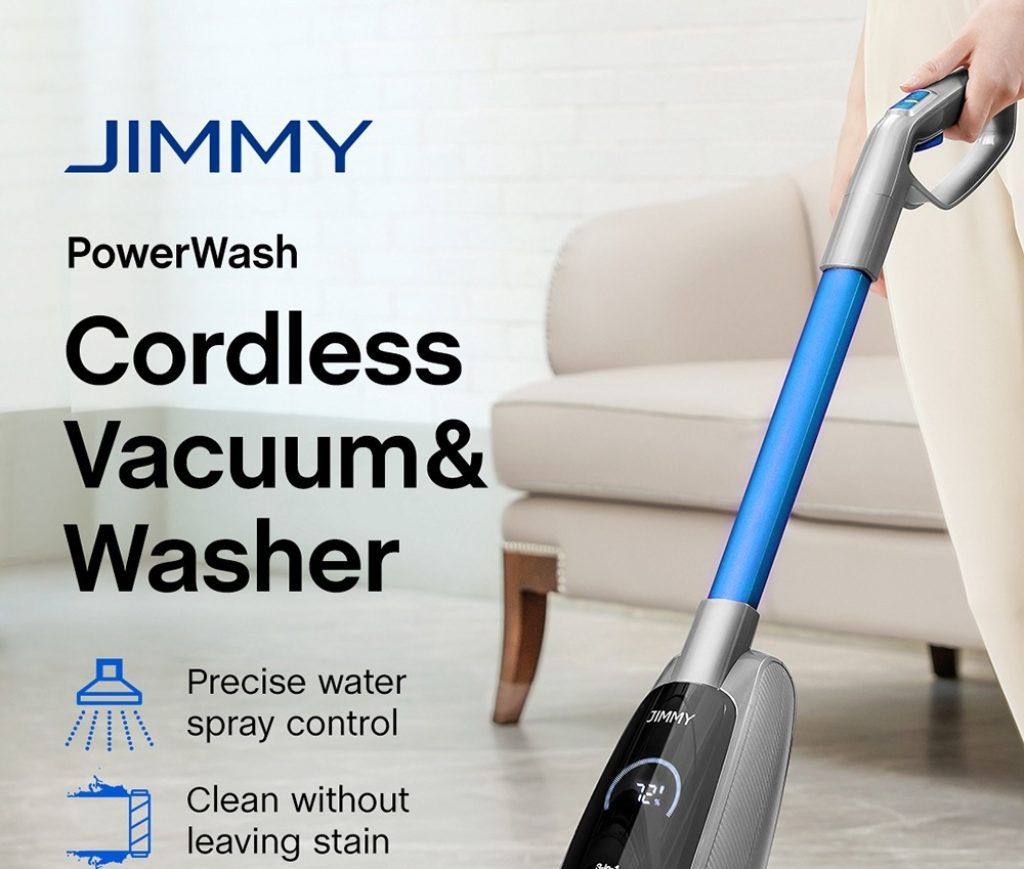 geekbuying, kupon, geekmaxi, JIMMY-PowerWash-HW8-Cordless-Dry-Wet-Smart-Vacuum-Cleaner-Washer