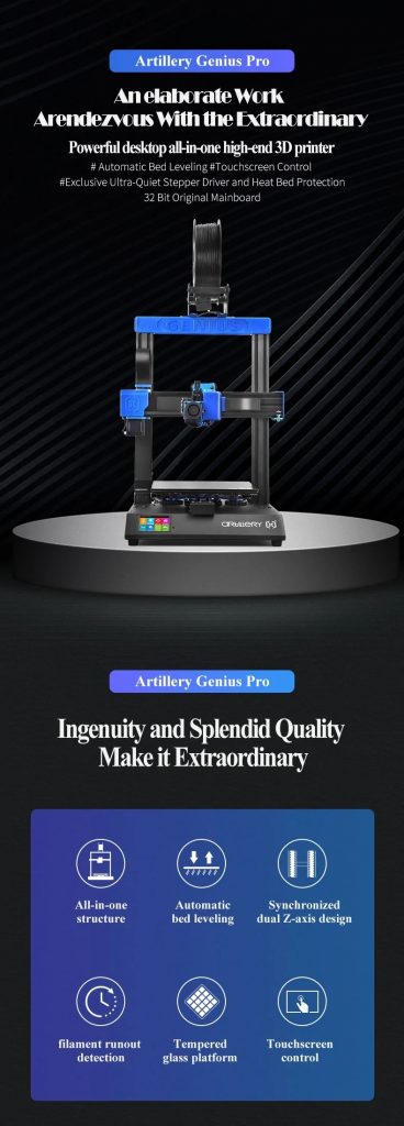 geekbuying, coupon, banggood, Artillery®-GeniusPro-Genius-3D-Printer