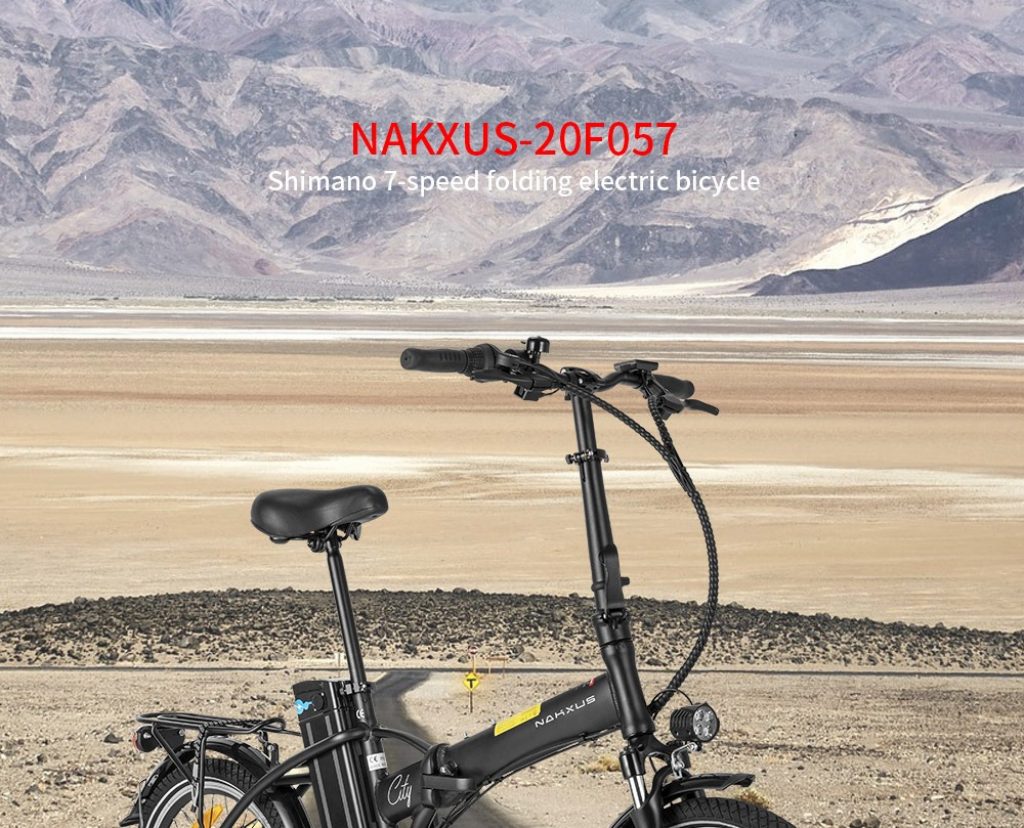 geekmaxi, coupon, geebuying, NAKXUS-20F057-Folding-Electric-Bike