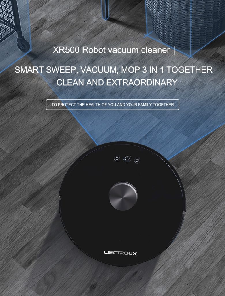 coupon, banggood, LIECTROUX-XR500-3-in1-Laser-Navigation-Vacuum-Cleaner
