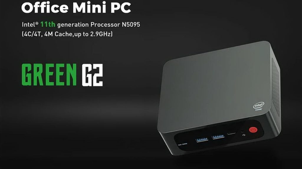 kupon, banggood, Trig-Key-Green-G2-Gaming-Mini-PC-Computer
