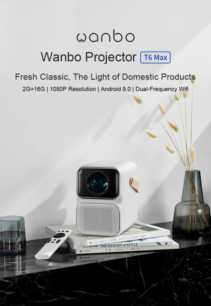 geekbuying, gshopper, coupon, banggood, XIAOMI-Wanbo-T6max-Projector