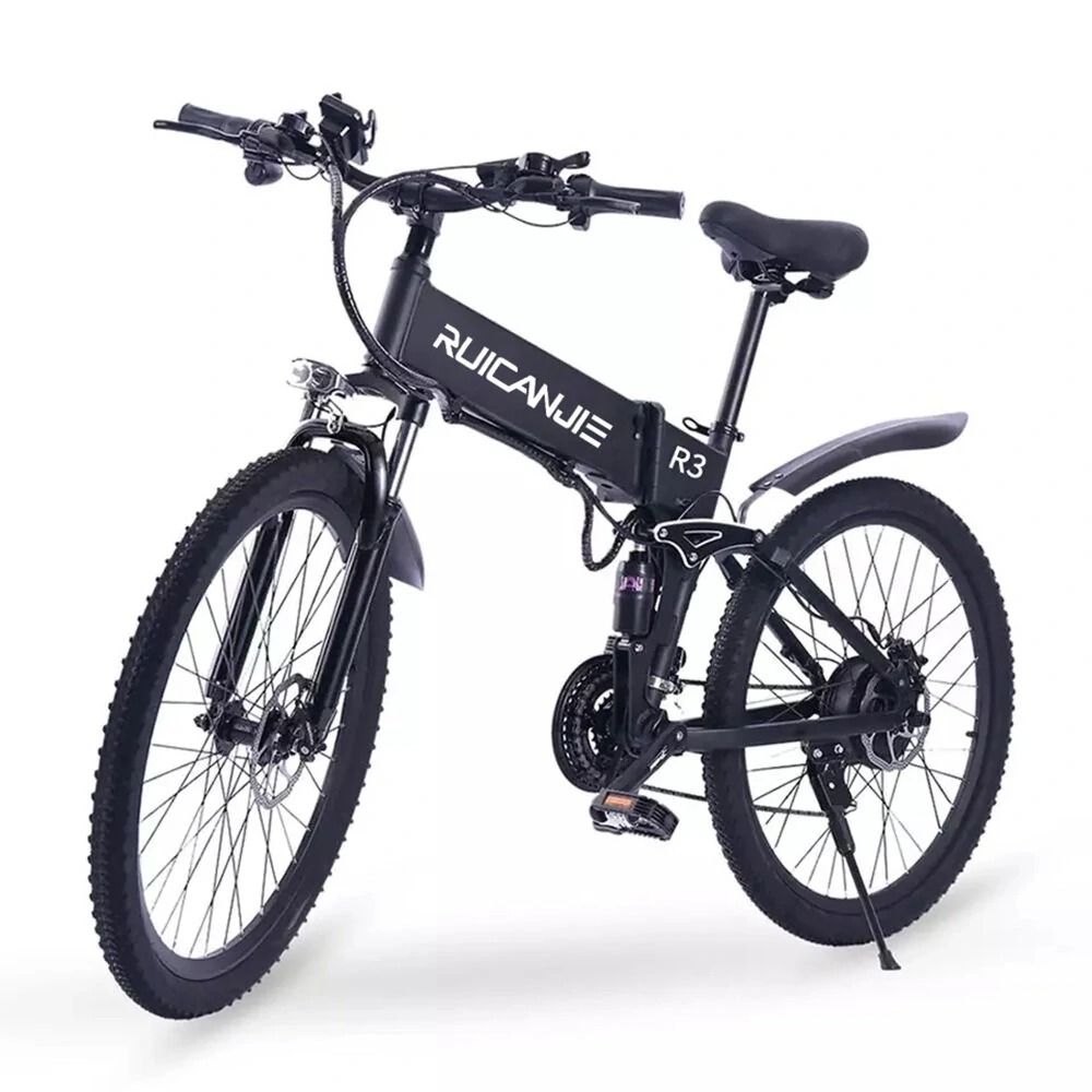 coupon, banggood, RUICANJIE-R3-48V-12.8Ah-500W-26-Inch-Tire-Electric-Bicycle