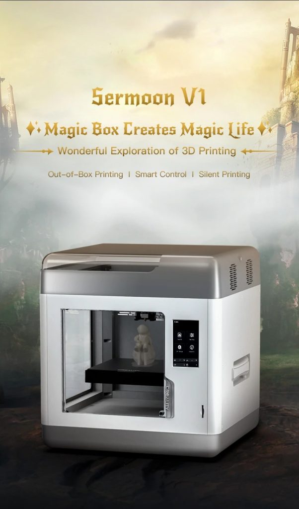 tomtop, coupon, banggood, Creality-3D®-Sermoon-V1-Fully-enclosed-Smart-3D-Printer